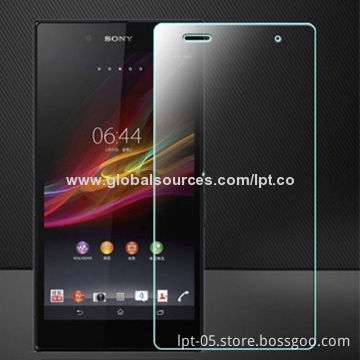Premium Tempered Glass Screen Protector/Film, 9H Hardness, Knife-Proof for Sony XL39H Xperia Z